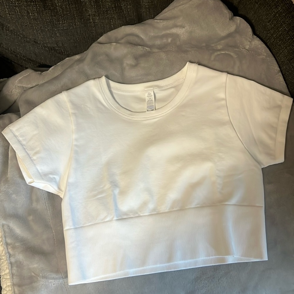 Offline by Aerie cropped stretch t shirt like new!
